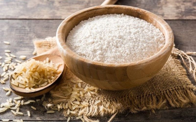 Sử dụng bột gạo