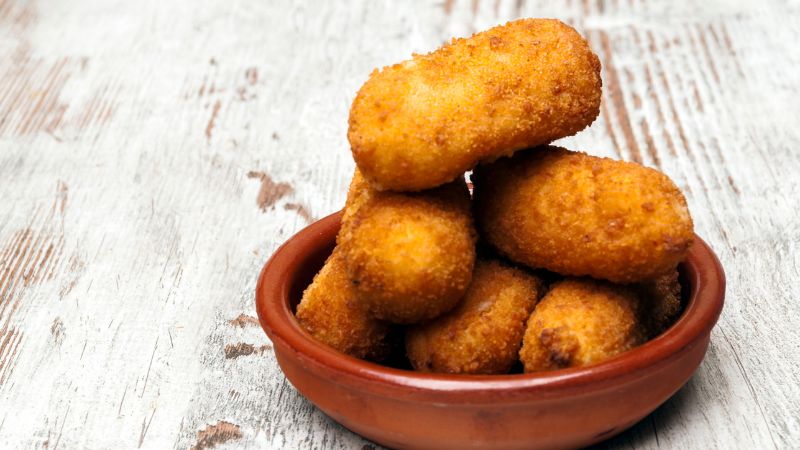 How to make delicious, greasy Croquette potato dumplings for the morning