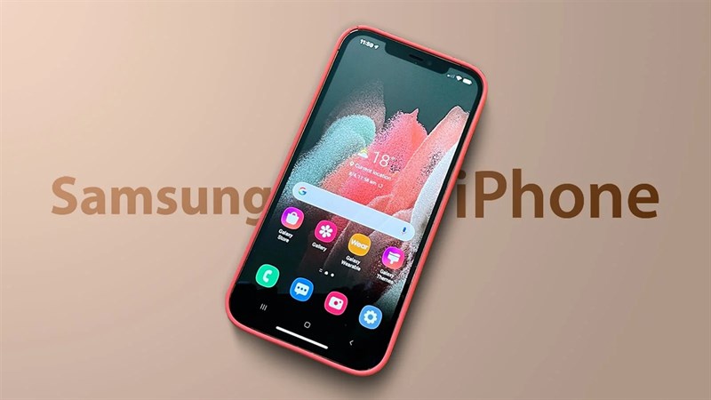 Sử dụng iPhone nhưng muốn trải nghiệm Samsung thì phải làm sao