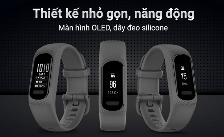 Đồng hồ thông minh Garmin Vivosmart 5 có độ bền tương đối tốt