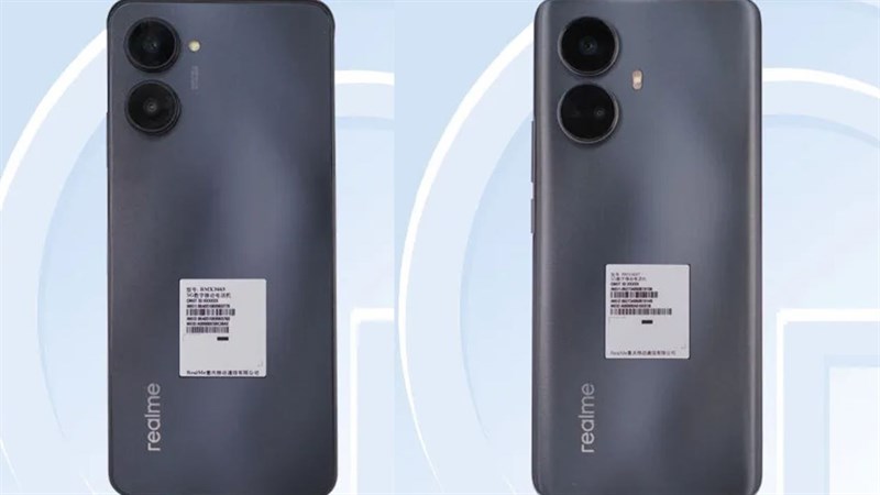 Thiết kế mặt sau được cho là của realme 10