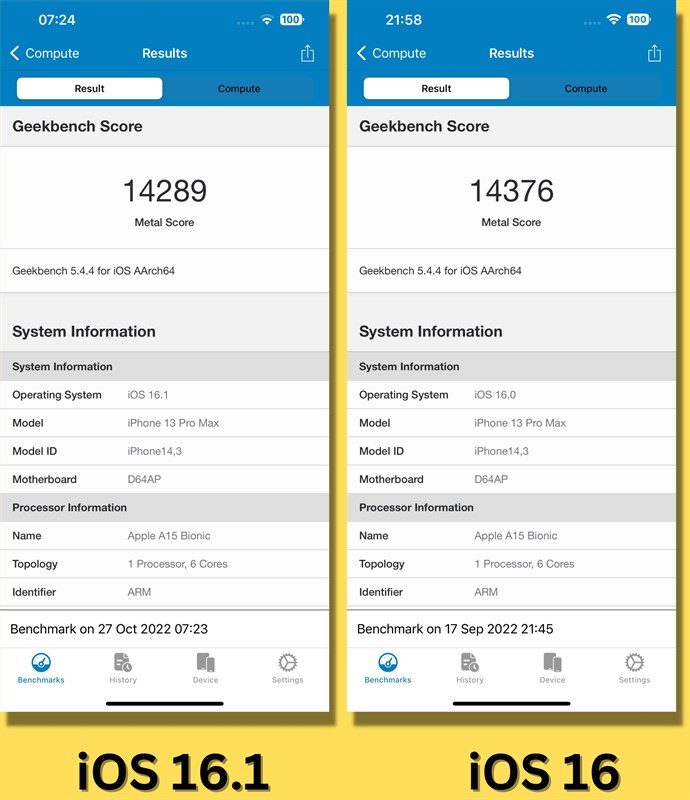 Đánh giá iPhone 13 Pro Max cập nhật iOS 16.1