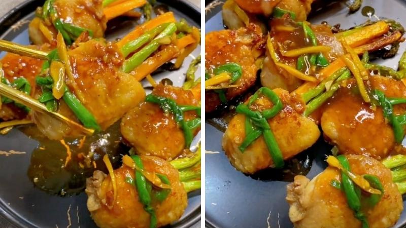 How to make fried chicken with spicy pink sauce, attractive, eat very well