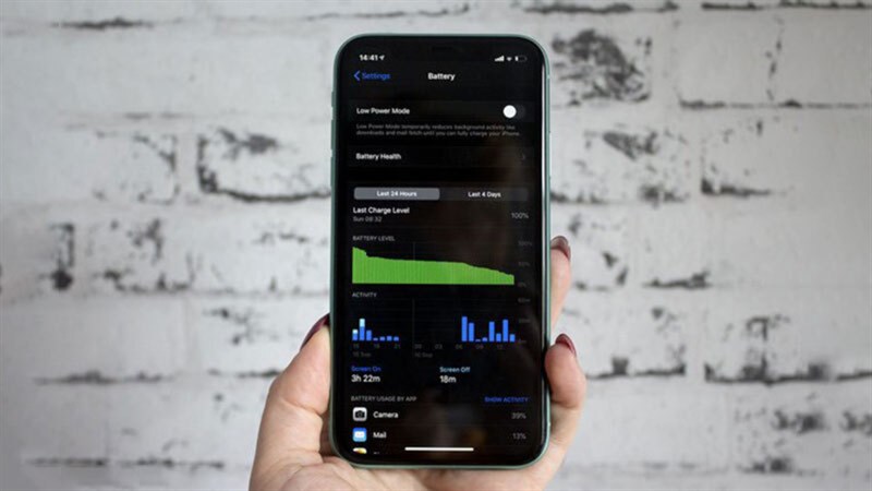 Thời lượng pin iPhone 11