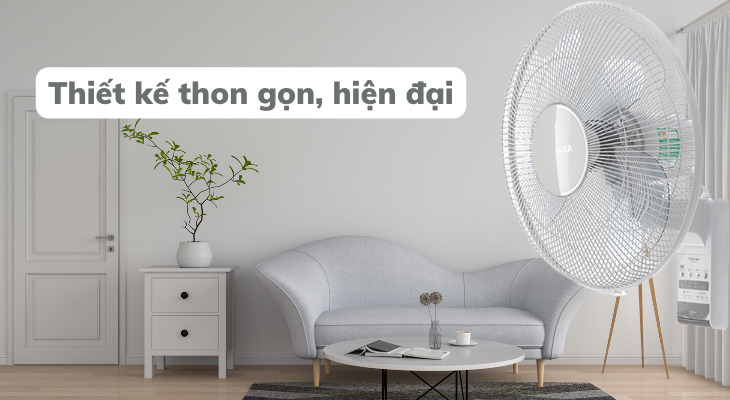 Quạt treo Toshiba F-WSA20(H)VN có thiết kế hiện đại, sang trọng, dễ dàng bố trí hài hòa trong mọi không gian