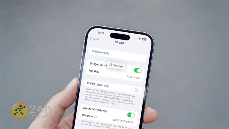 Hướng dẫn cách xem mật khẩu WiFi trên iPhone 14