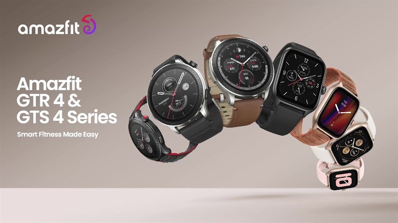 Amazfit GTS 4 và GTR 4 chính thức lên kệ tại TGDĐ kèm ưu đãi hấp dẫn