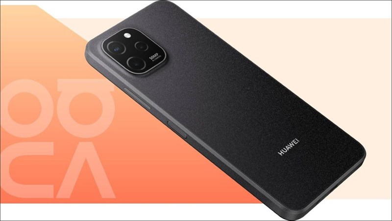 Thiết kế mặt sau của Huawei Nova Y61