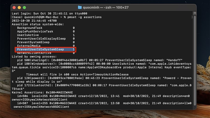 Cách khắc phục lỗi sleep trên macbook cách 1