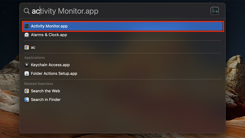 mở giám sát hệ thống