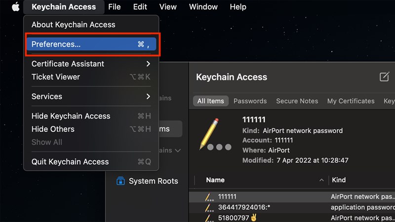 cách sửa lỗi Keychain Password khi mở ứng dụng trên macbook bước 2