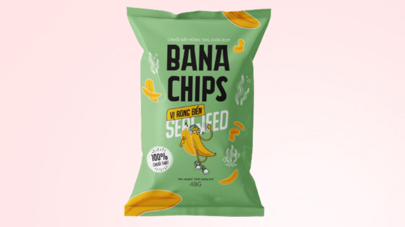 Snack Bana Chips vị rong biển