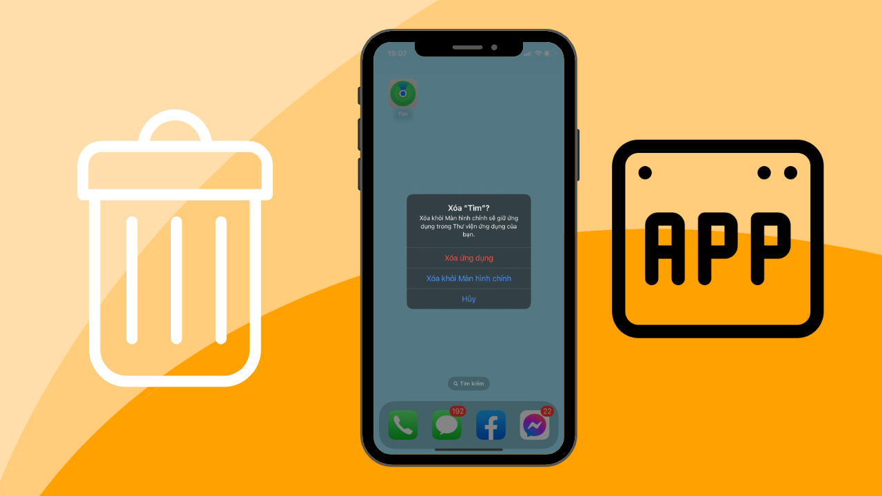 Cách xóa ứng dụng trên iPhone
