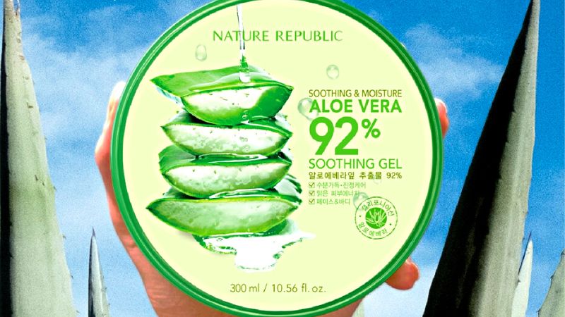 Kem dưỡng da Nature Republic làm dịu và dưỡng ẩm với 92% lô hội có tốt không?