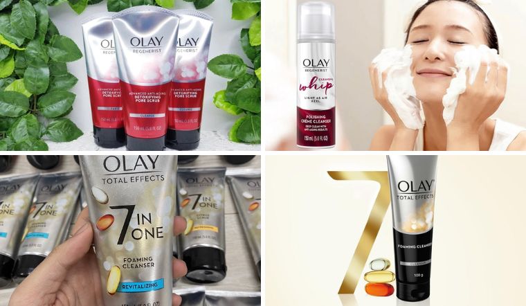 Tổng hợp các dòng sản phẩm sữa rửa mặt Olay tốt nhất trên thị trường 