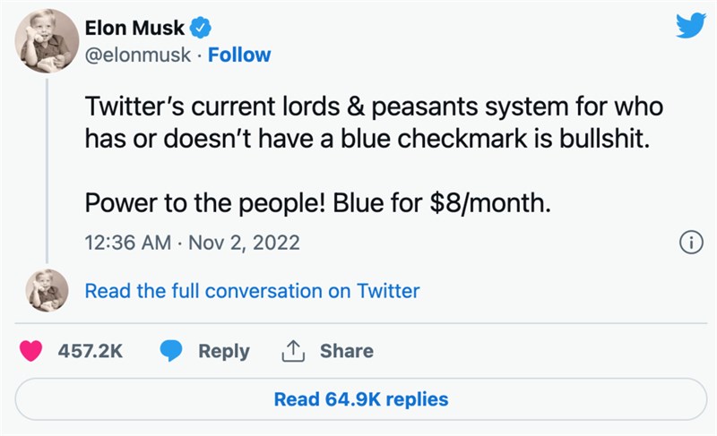 Hình ảnh tweet của Elon Musk Hình ảnh tweet của Elon Musk
