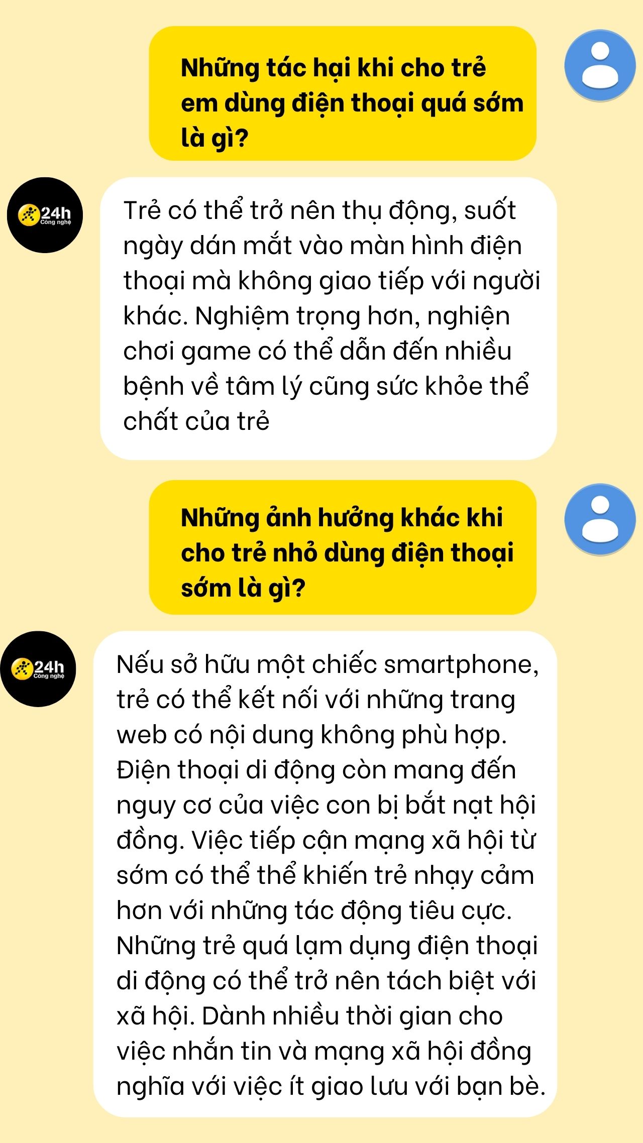 Có nên cho trẻ dùng điện thoại từ sớm