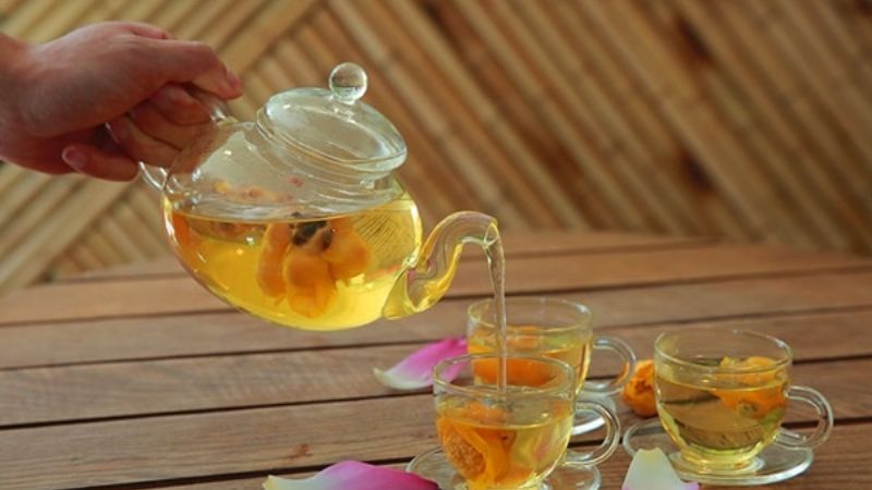 Cách pha trà hoa vàng