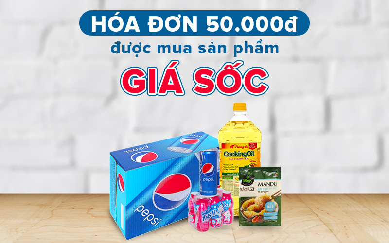 Từ 4/11 – 17/11/2022, hóa đơn 50k được mua sản phẩm giá sốc