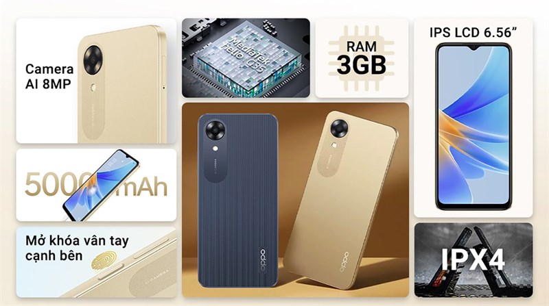 Chính thức mở bán OPPO A17K, giá tốt chỉ 3.29 triệu, pin 5.000mAh Chính thức mở bán OPPO A17K, giá tốt chỉ 3.29 triệu, pin 5.000mAh
