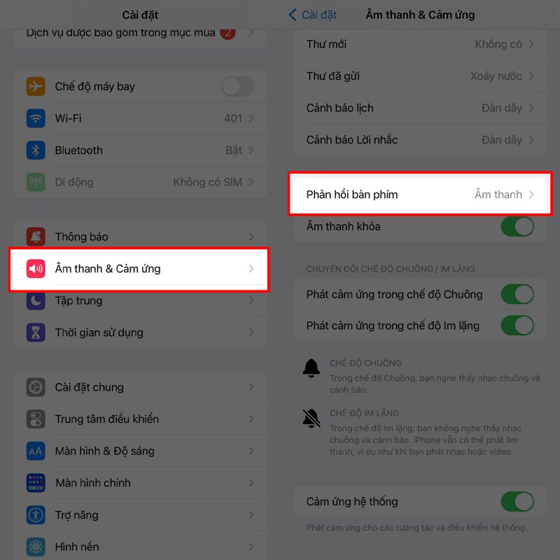 Cách tắt phản hồi xúc giác trên iPhone 14