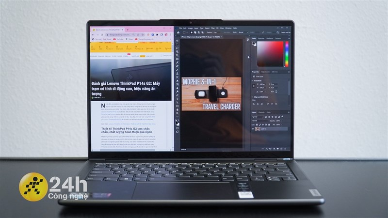 Về trải nghiệm thực tế thì Lenovo Yoga Slim 7 14IAL7 hoàn toàn đáp ứng được tốt mọi tác vụ mà mình thực hiện trên máy. Về trải nghiệm thực tế thì Lenovo Yoga Slim 7 14IAL7 hoàn toàn đáp ứng được tốt mọi tác vụ mà mình thực hiện trên máy.