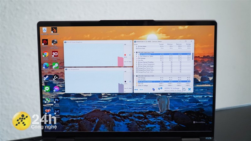 Mình thực sự đánh giá cao khả năng tản nhiệt và tối ưu nhiệt độ mà Lenovo đã mang lại cho Lenovo Yoga Slim 7 14IAL7. Mình thực sự đánh giá cao khả năng tản nhiệt và tối ưu nhiệt độ mà Lenovo đã mang lại cho Lenovo Yoga Slim 7 14IAL7.