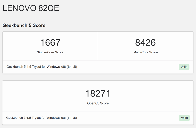 Điểm GeekBench 5 trên Lenovo Yoga Slim 7 14IAL7. Điểm GeekBench 5 trên Lenovo Yoga Slim 7 14IAL7.