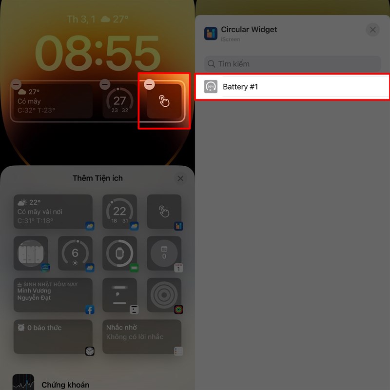 Cách hiển thị phần trăm pin lên màn hình khóa iPhone 14