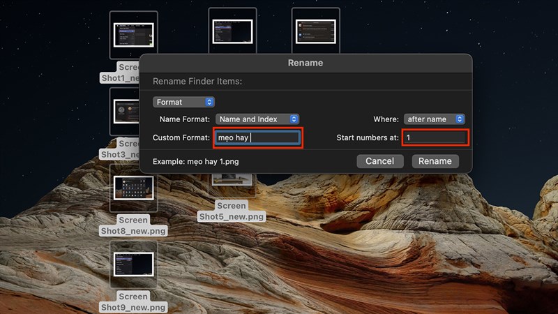 Cách đổi tên File hàng loạt trên MacBook giúp bạn thuận tiện Cách đổi tên File hàng loạt trên MacBook giúp bạn thuận tiện