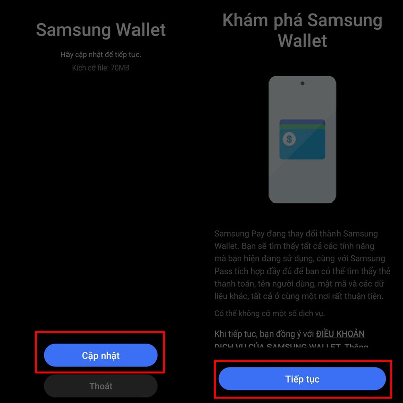 Hướng dẫn cách tải Samsung Wallet