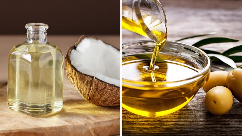 Dưỡng trắng da từ vitamin E, dầu olive và dầu dừa