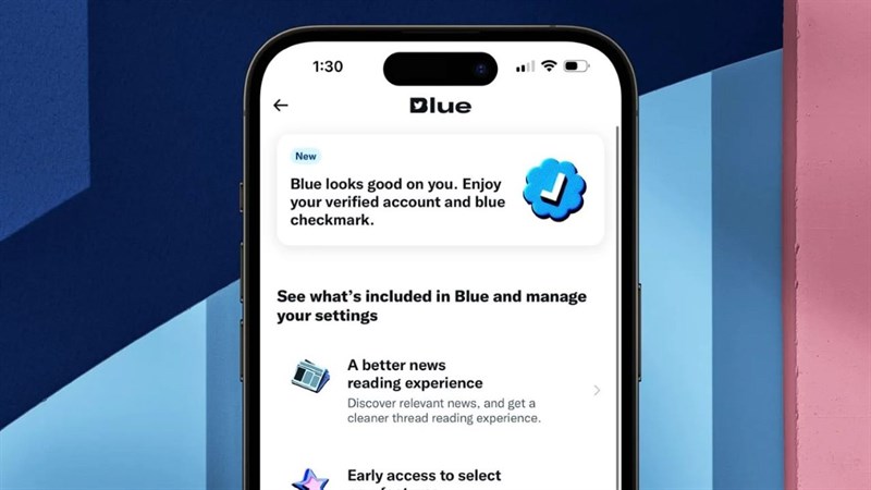 Twitter ra mắt dịch vụ đăng ký tài khoản Twitter Blue mới trên iOS Twitter ra mắt dịch vụ đăng ký tài khoản Twitter Blue mới trên iOS