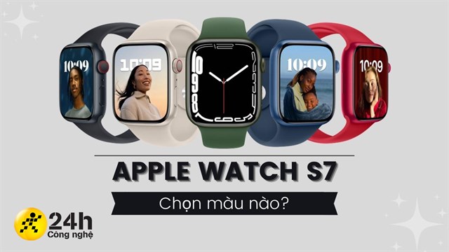 Nên mua Apple Watch Series 7 màu gì, chọn màu Apple Watch theo mệnh?