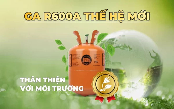 Tủ đông LG sử dụng gas R600a thân thiện môi trường