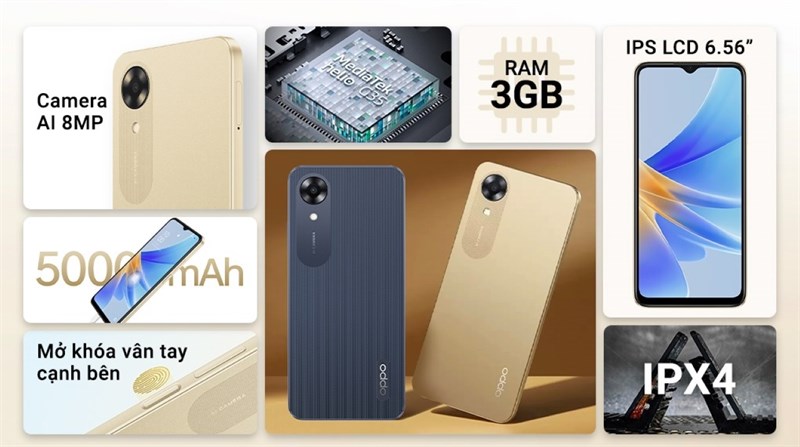 Đặc điểm nổi bật của OPPO A17K