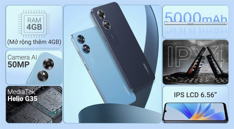 Giá OPPO A17 hiện tại quá ngon kèm trả góp 0%, ai cũng có thể sở hữu Giá OPPO A17 hiện tại quá ngon kèm trả góp 0%, ai cũng có thể sở hữu