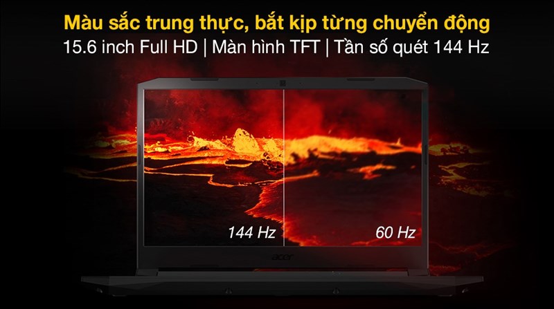 Màn hình cực kì sống động