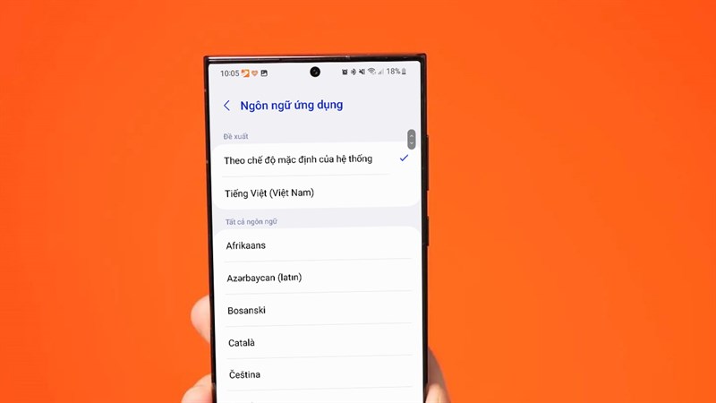 Cách chỉnh ngôn ngữ ứng dụng trên Android 13