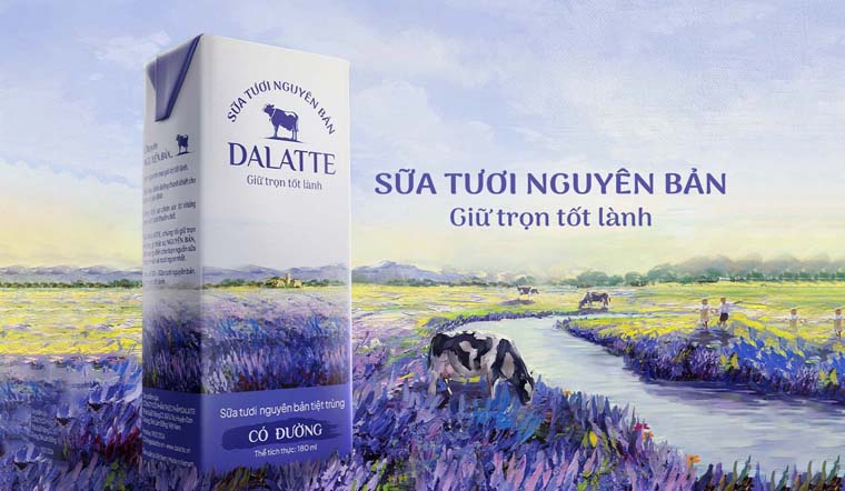 Giữ trọn giá trị nguyên bản từ sữa tươi tiệt trùng Dalatte