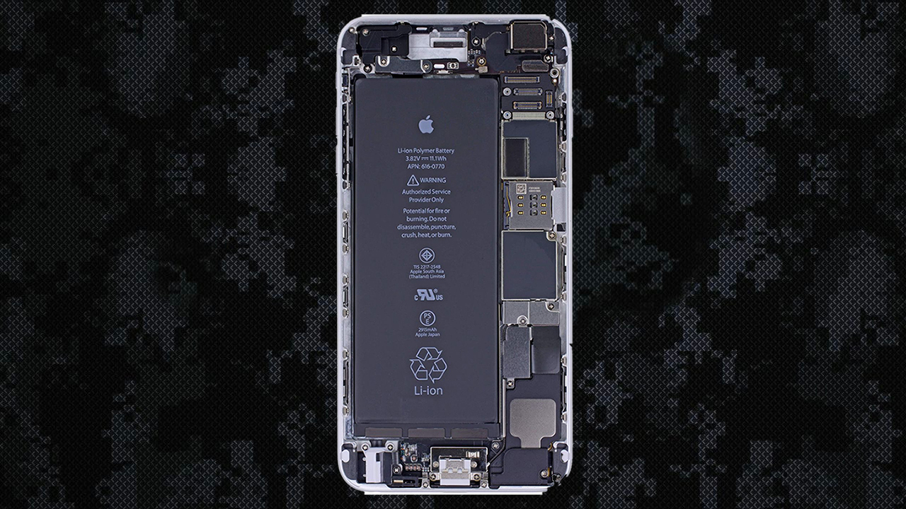 Hình nền trong suốt cho iPhone độc lạ, nhìn xuyên thấu linh kiện máy