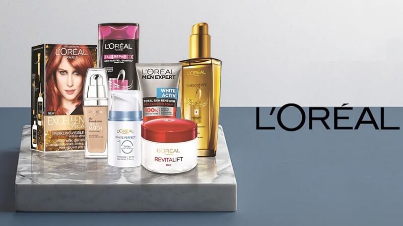 L’Oreal là một trong những thương hiệu mỹ phẩm hàng đầu đến từ nước Pháp