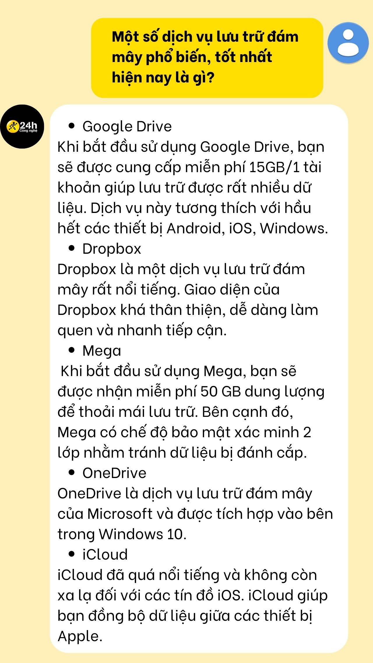 Lưu trữ đám mây là gì