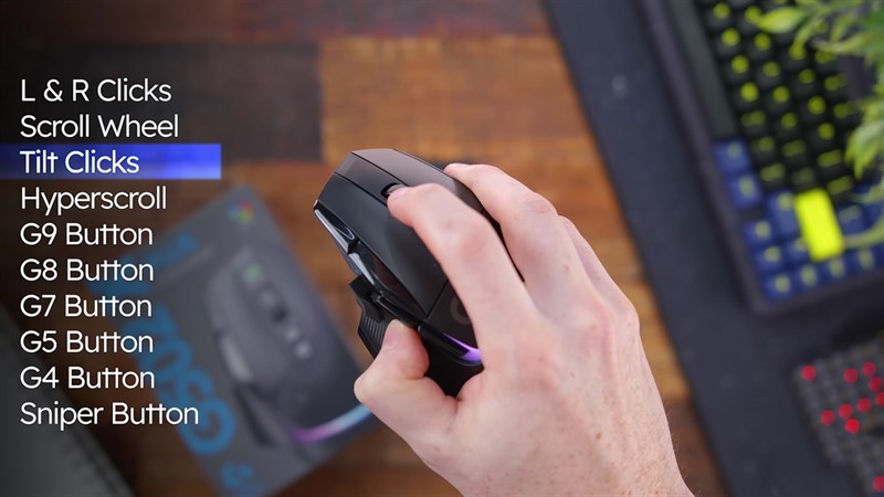 Trên tay Logitech G502X Plus Trên tay Logitech G502X Plus