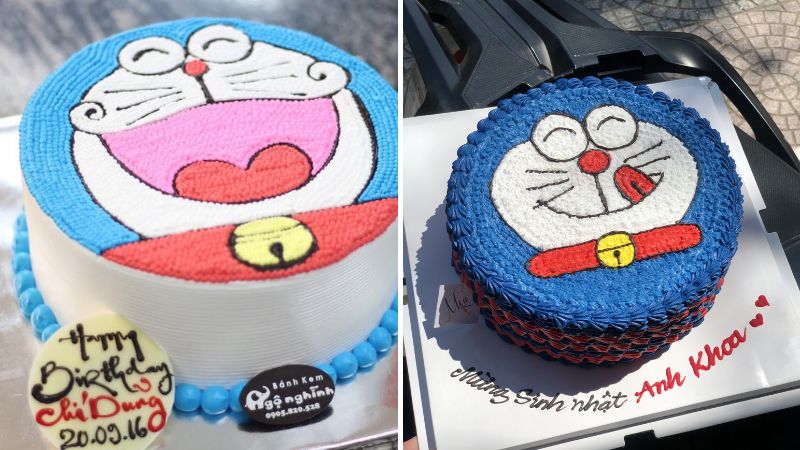 50+ Mẫu bánh sinh nhật Doremon đẹp, dễ thương dành cho bé