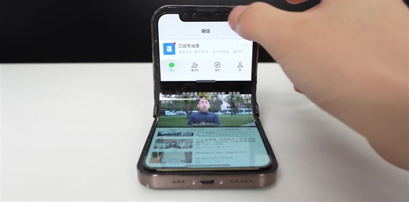 Trên tay iPhone Flip (iPhone V) từ 'pháp sư Trung Hoa'