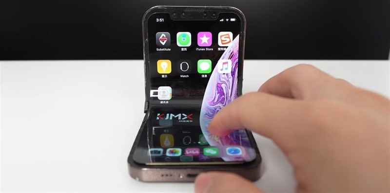 Trên tay iPhone Flip (iPhone V) từ 'pháp sư Trung Hoa'