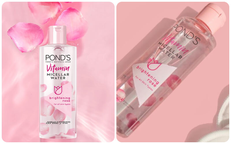 Nước tẩy trang POND'S Vitamin Micellar Water thật sẽ có bao bì rỏ ràng