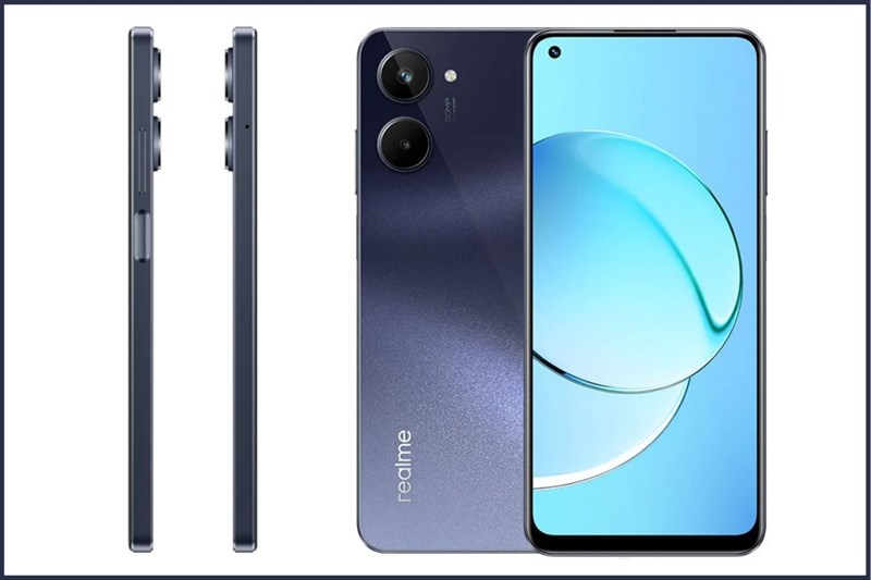 realme 10 4G có có kích thước 159.9 x 73.3 x 7.95 mm và nặng 178.5 gram