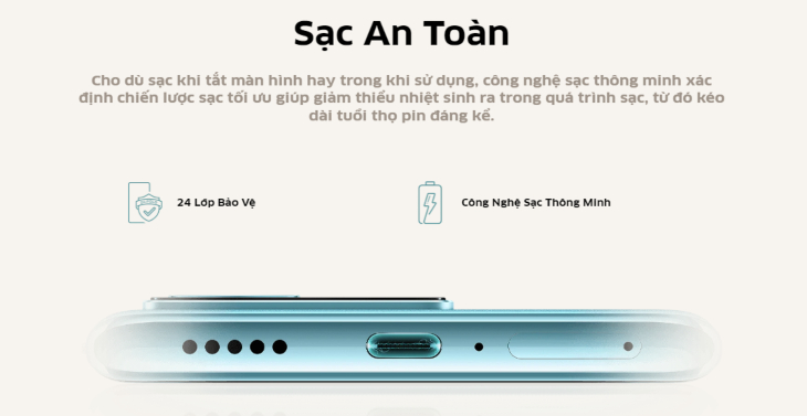 Viên pin hỗ trợ sạc siêu nhanh 66W